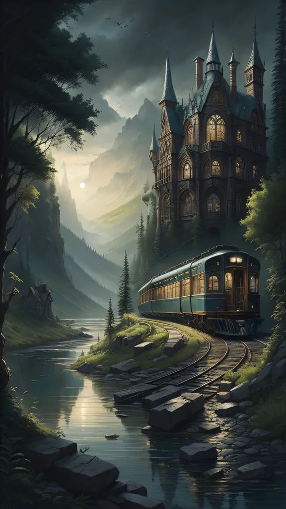 Old Train Fantasy
